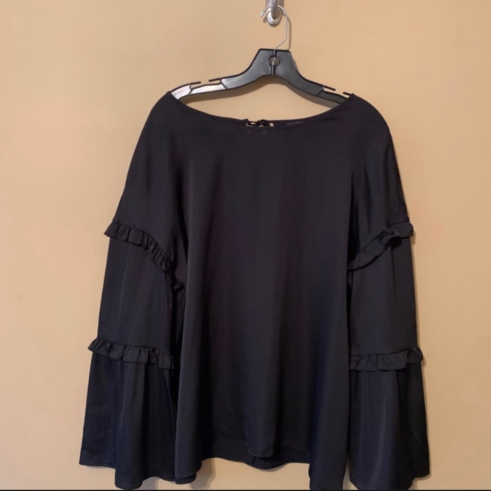 Black Silky Blouse